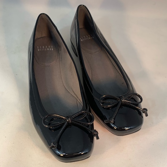NWOT! Stuart Weitzman Patent Leather Dress Flats - Picture 1 of 7